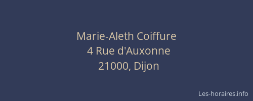 Marie-Aleth Coiffure