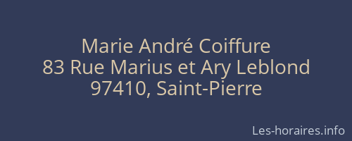 Marie André Coiffure