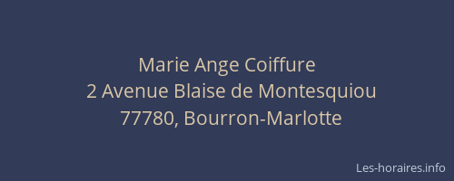 Marie Ange Coiffure