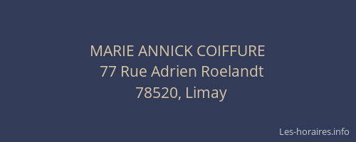 MARIE ANNICK COIFFURE