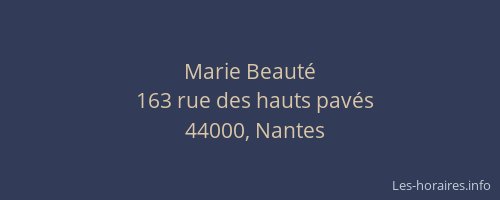 Marie Beauté