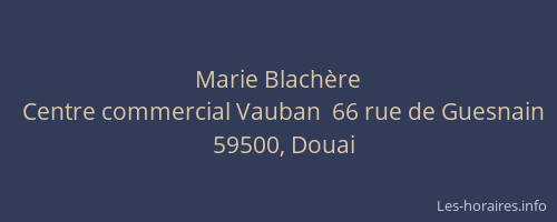 Marie Blachère