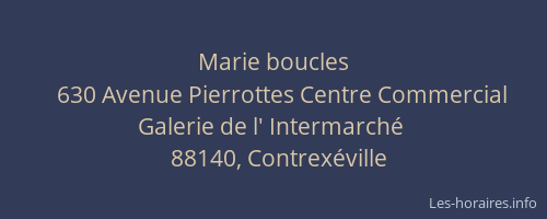 Marie boucles