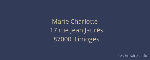 Marie Charlotte