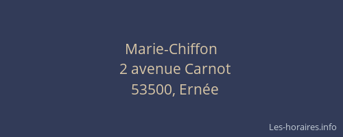 Marie-Chiffon