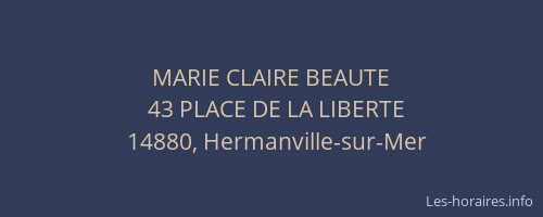 MARIE CLAIRE BEAUTE