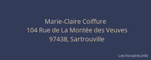 Marie-Claire Coiffure