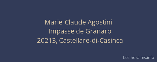 Marie-Claude Agostini