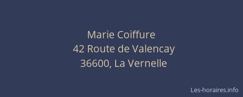 Marie Coiffure