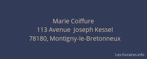 Marie Coiffure