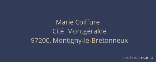 Marie Coiffure