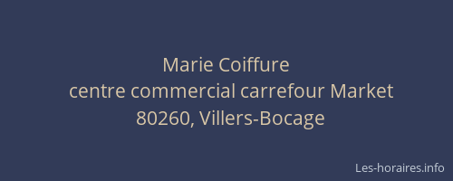 Marie Coiffure