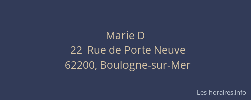 Marie D