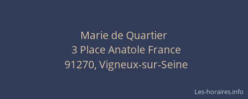 Marie de Quartier
