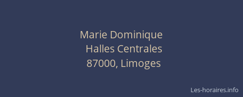 Marie Dominique