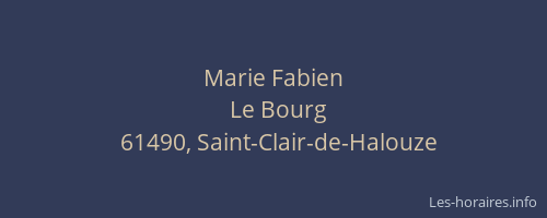 Marie Fabien