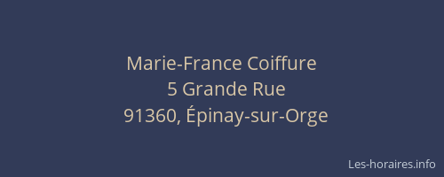 Marie-France Coiffure