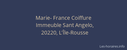 Marie- France Coiffure