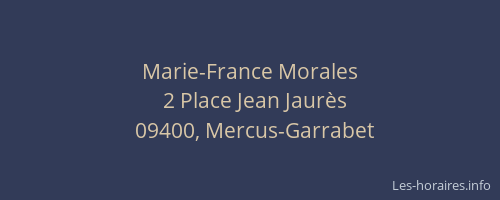 Marie-France Morales
