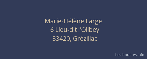 Marie-H&eacute;l&egrave;ne Large