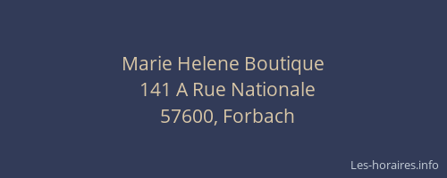 Marie Helene Boutique