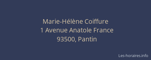 Marie-Hélène Coiffure