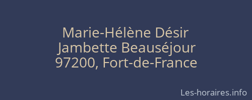 Marie-Hélène Désir