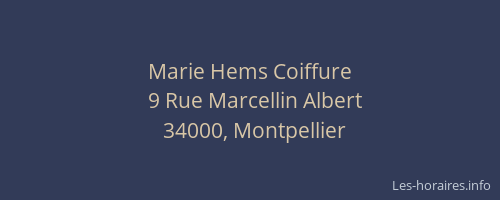 Marie Hems Coiffure