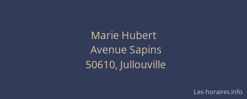 Marie Hubert