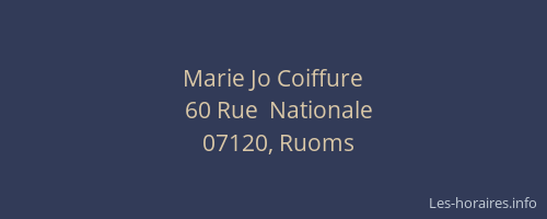 Marie Jo Coiffure