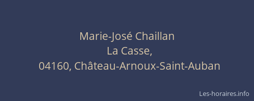 Marie-José Chaillan