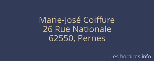 Marie-José Coiffure