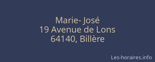 Marie- José