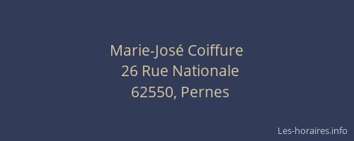 Marie-José Coiffure
