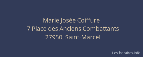 Marie Jos&eacute;e Coiffure
