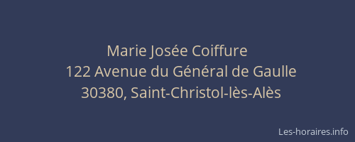 Marie Josée Coiffure
