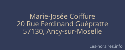 Marie-Josée Coiffure