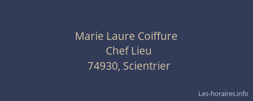 Marie Laure Coiffure