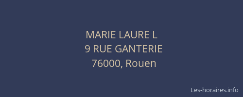 MARIE LAURE L