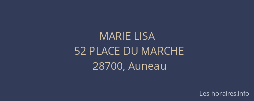 MARIE LISA