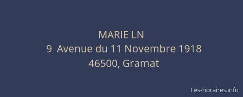 MARIE LN