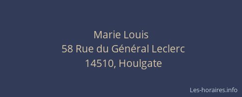 Marie Louis