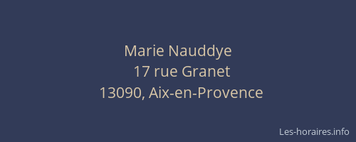 Marie Nauddye