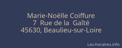 Marie-Noëlle Coiffure