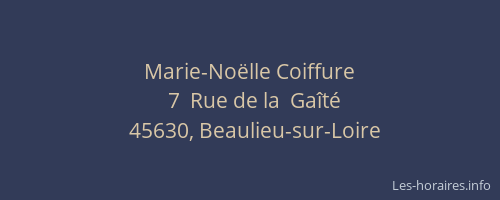 Marie-No&euml;lle Coiffure