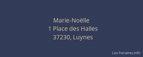 Marie-No&euml;lle