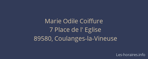 Marie Odile Coiffure