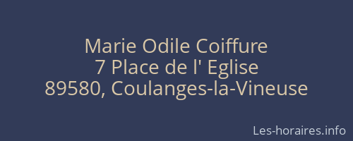 Marie Odile Coiffure