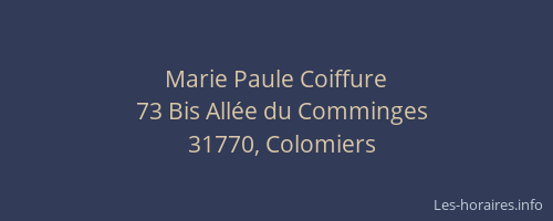Marie Paule Coiffure