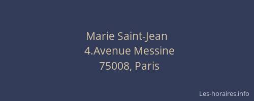 Marie Saint-Jean